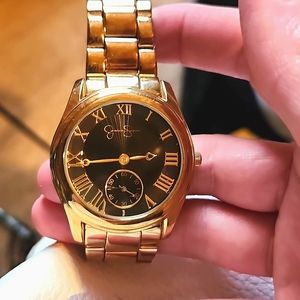Gold Jessica Simpson Watch